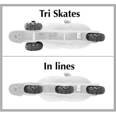Patins en Ligne DISNEY PRINCESSES 2en1 Triskate Taille 27-30