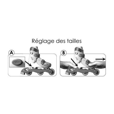 Patins en Ligne SPIDERMAN Taille 27-30 | Roller ajustable
