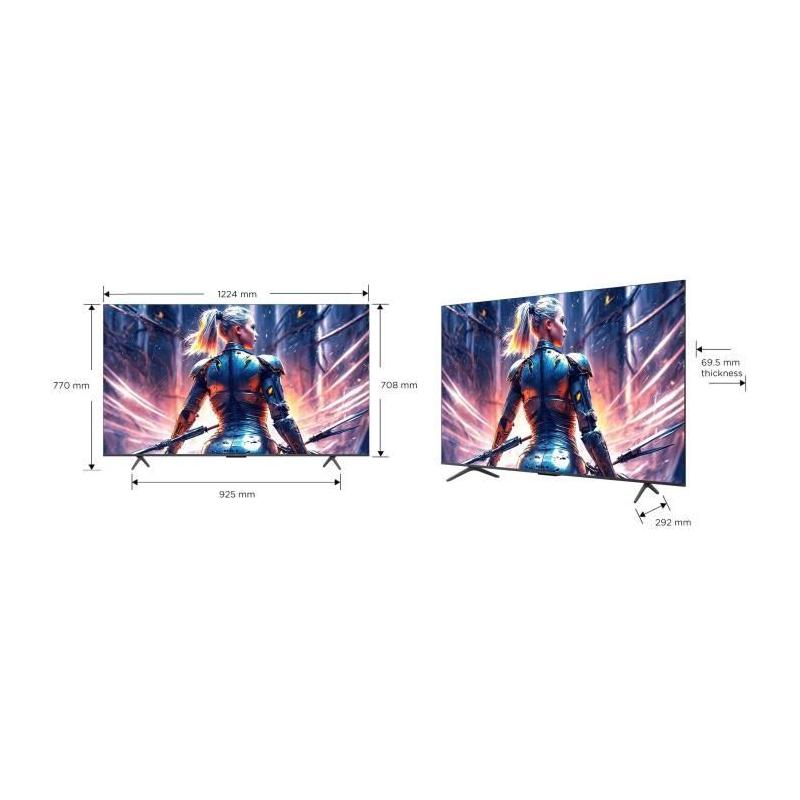 TCL 55T8B - TV QLED 55" 4K 144Hz HDR10+ Google TV