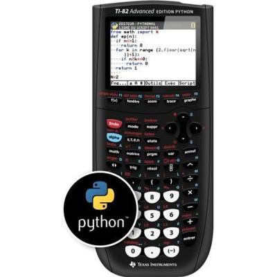 Calculatrice Texas Instruments TI-82 Edition PYTHON Noire