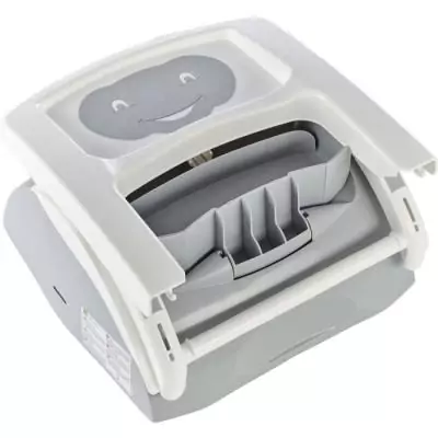 Rehausseur de Chaise 2 en 1 Gris Charme - Pratique et Élégant