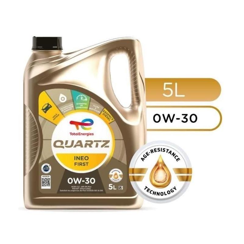 Huile moteur TotalEnergies Quartz Ineo First 0W-30 - 5L