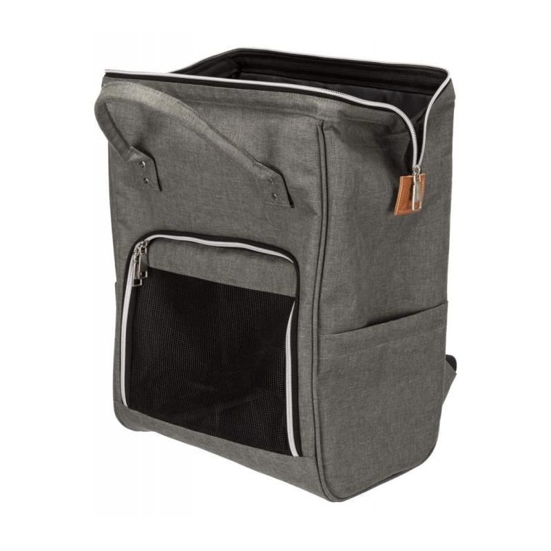 Sac de transport TRIXIE pour petits chiens - Gris - 32x42x22 cm
