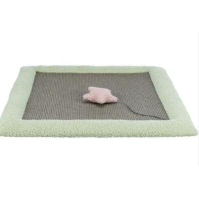 Matelas griffoir junior TRIXIE - 47 x 47 cm - Gris/Menthe