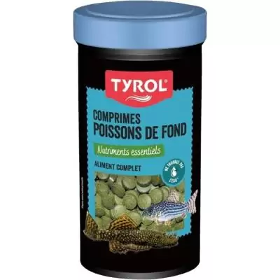 Aliment complet en comprimés pour Poissons de fond - 250 ml