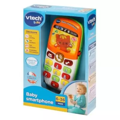 Téléphone jouet bilingue VTECH BABY - Multicolore Téléphone jouet bilingue VTECH BABY - Multicolore