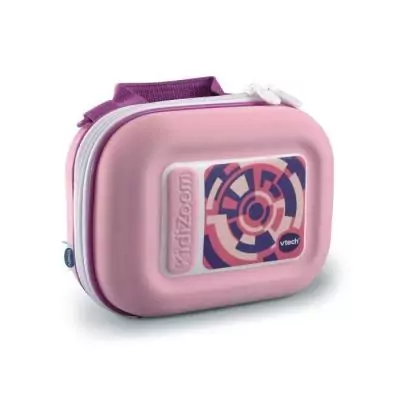 Étui rose pour KidiZoom : accessoire ludique pour appareils photos et vidéos