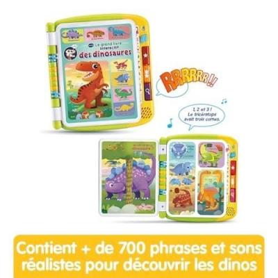 Découvrez les dinosaures avec le livre interactif VTECH!
