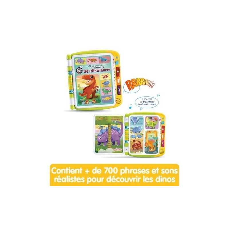 Découvrez les dinosaures avec le livre interactif VTECH!