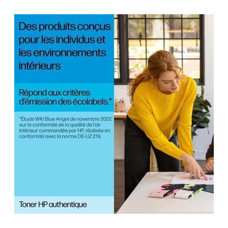 HP Toner jaune LaserJet 207X authentique grande capacité