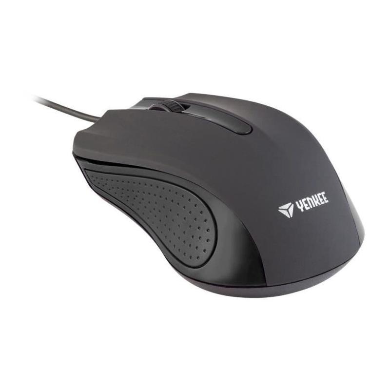 Souris Yenkee Suva Noir - Style et Performance pour Gaming
