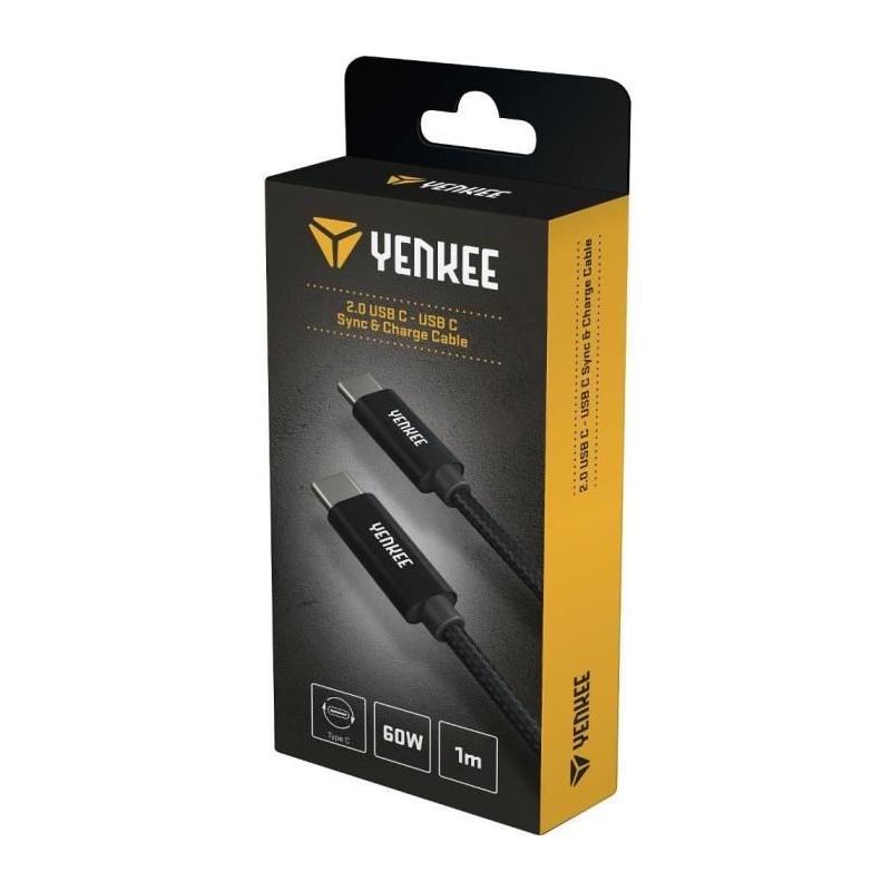 Câble USB-C 1m YENKEE pour une connectique rapide