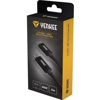 Câble USB-C 2m YENKEE pour une connectique performante Câble USB-C 2m YENKEE pour une connectique performante