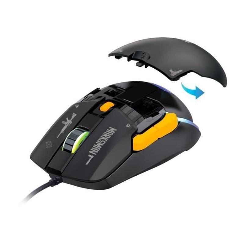 La souris gaming ultime - MARKSMAN - YENKEE - YMS 3600BK