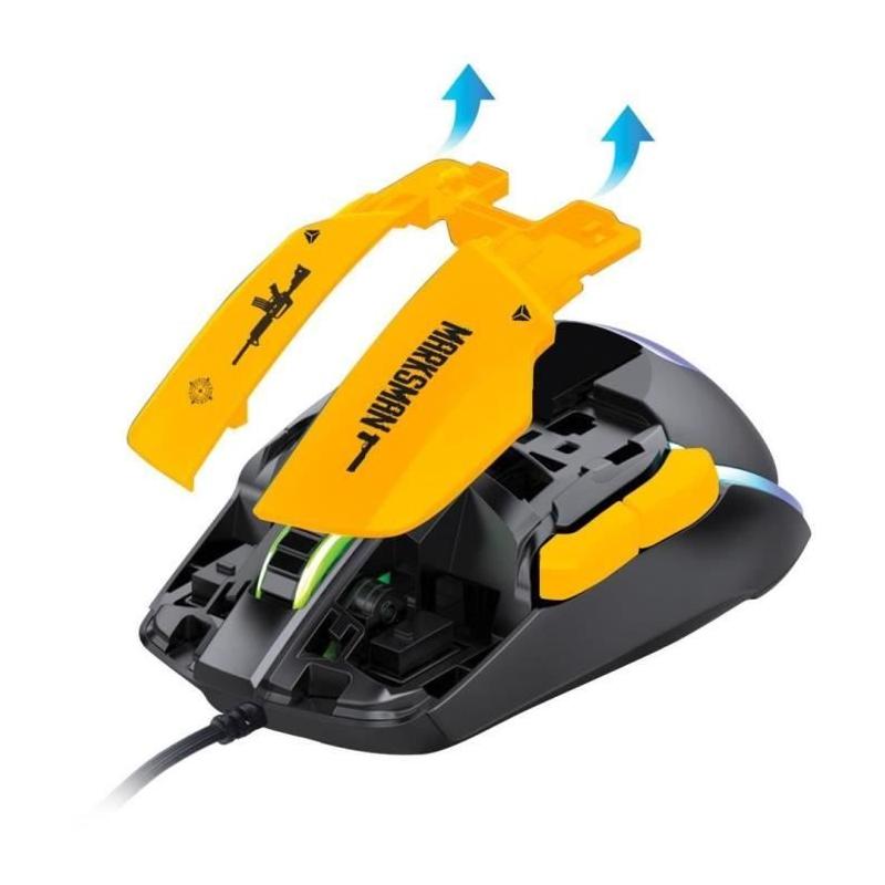 Souris gaming ultra-réactive - MARKSMAN - YENKEE - YMS 3600YW