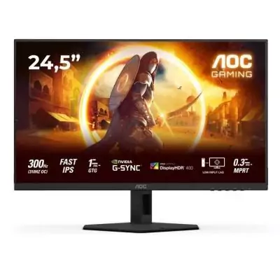 Ecran PC Gamer - AOC - FHD - 24,5'' - 300Hz- Fast IPS - 0,3ms - 25G4SRE