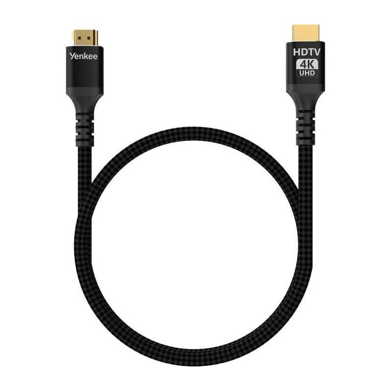 Câble HDMI-A 2.0 4K 1.5m YENKEE pour une qualité d'image exceptionnelle