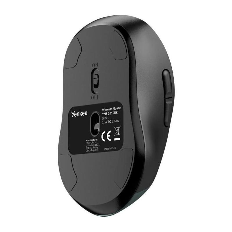Souris sans fil rechargeable Gyro - YENKEE - YMS 2010BK