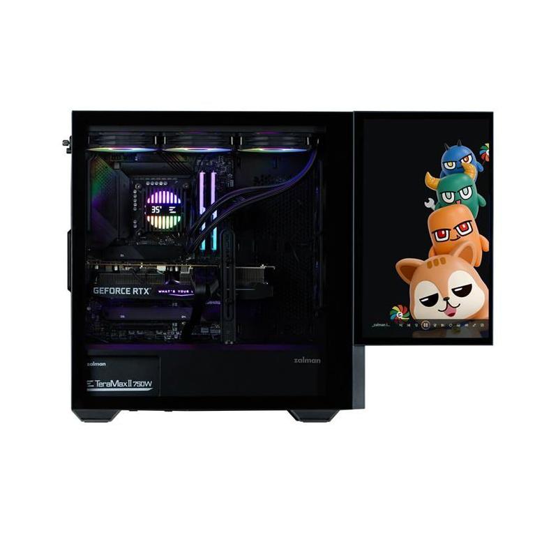 Boitier PC ZALMAN Moyen Tour E-AT - Design avec panneaux latéraux