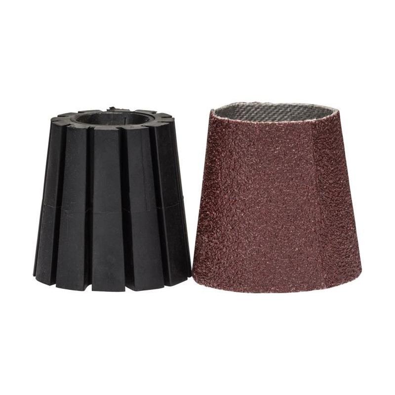 Ensemble porte-manchon et manchon abrasif Bosch - pour un ponçage efficace (Grain 80, 30mm)