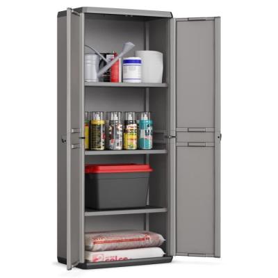 Armoire de rangement pratique pour atelier - KETER Più - Gris/Noir