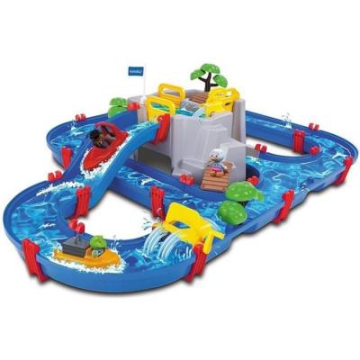 Parcours d'eau Smoby AquaPlay - Mountain Lake - 2 bâteaux + 3 figurines - Pour enfants de 3 ans et plus