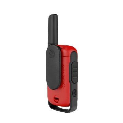 Talkies Walkies Motorola Rouge T42 - Portée 4 km - 16 canaux - Affichage LCD