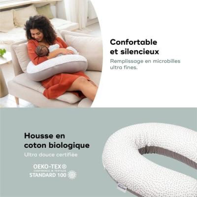 Coussin de Grossesse et d'Allaitement Buddy, Confort Optimal!