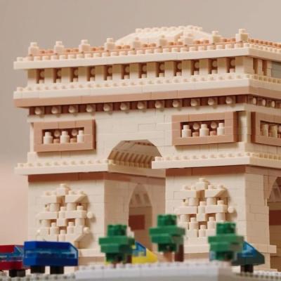 Mini-figurine en briques - NANOBLOCK - Arc de Triomphe Deluxe