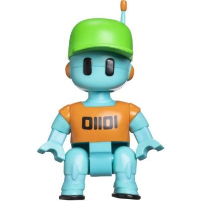 Figurine articulée Bandai Stumble Guys Robot Guy 11 cm - Avec stickers