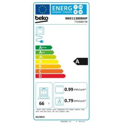 Four multifonction encastrable Beko BBIE11300BMP Noir - Pyrolyse et Porte Froide