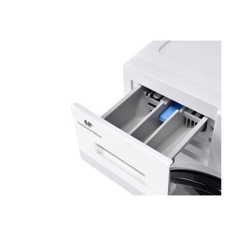 Lave-linge hublot Continental Edison 8kg - Moteur induction