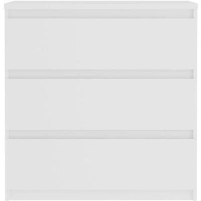 Commode CHELSEA 3 Tiroirs Blanc Mat - Pratique et Élégante