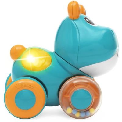 Doudou Chicco Hippo Sprint&go - Bleu et orange