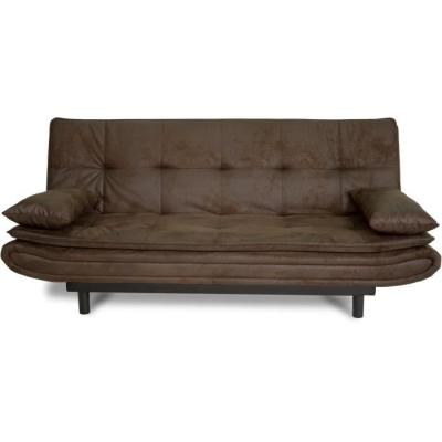 Banquette clic-clac DARIUS - Confort et style en tissu marron