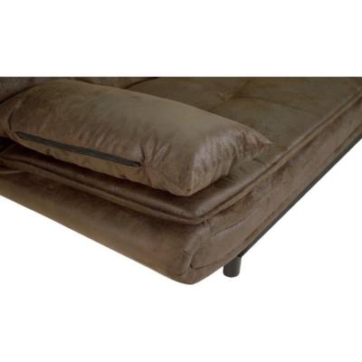 Banquette clic-clac DARIUS - Confort et style en tissu marron