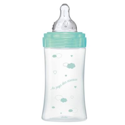 Biberon Dodie Initiation+ Anti-Coliques 3 Vitesses en Verre 270ml