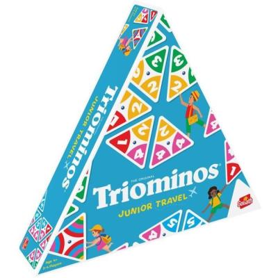 Triominos Junior Travel '24 - Le jeu de société idéal pour voyager!