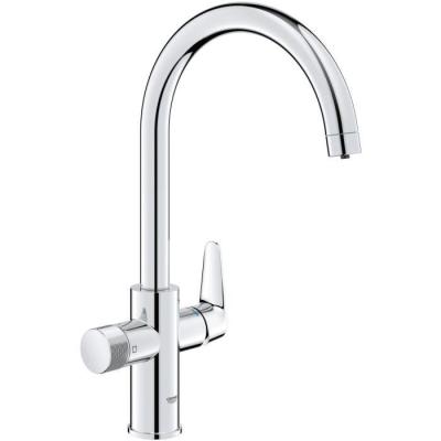 Robinet de cuisine filtrant chromé - GROHE Blue Pure StartCurve