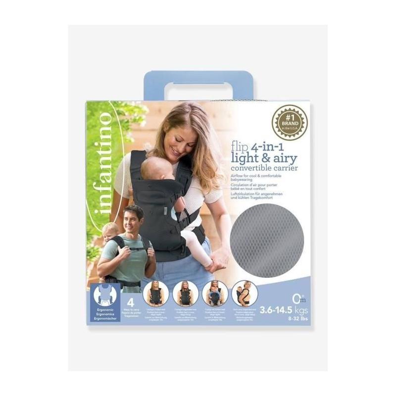 Porte bébé convert. 4 en 1 INFANTINO - Léger & pratique