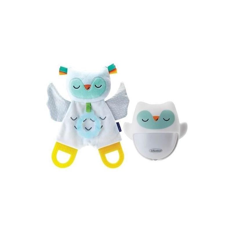 Coffret cadeau veilleuse et chouette lumineuse