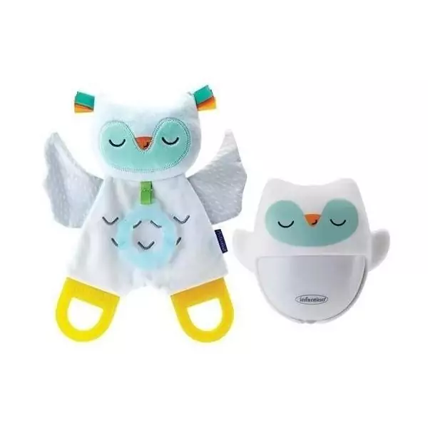 Coffret cadeau - INFANTINO - 302036 - Veilleuse et Chouette en peluche luminescente
