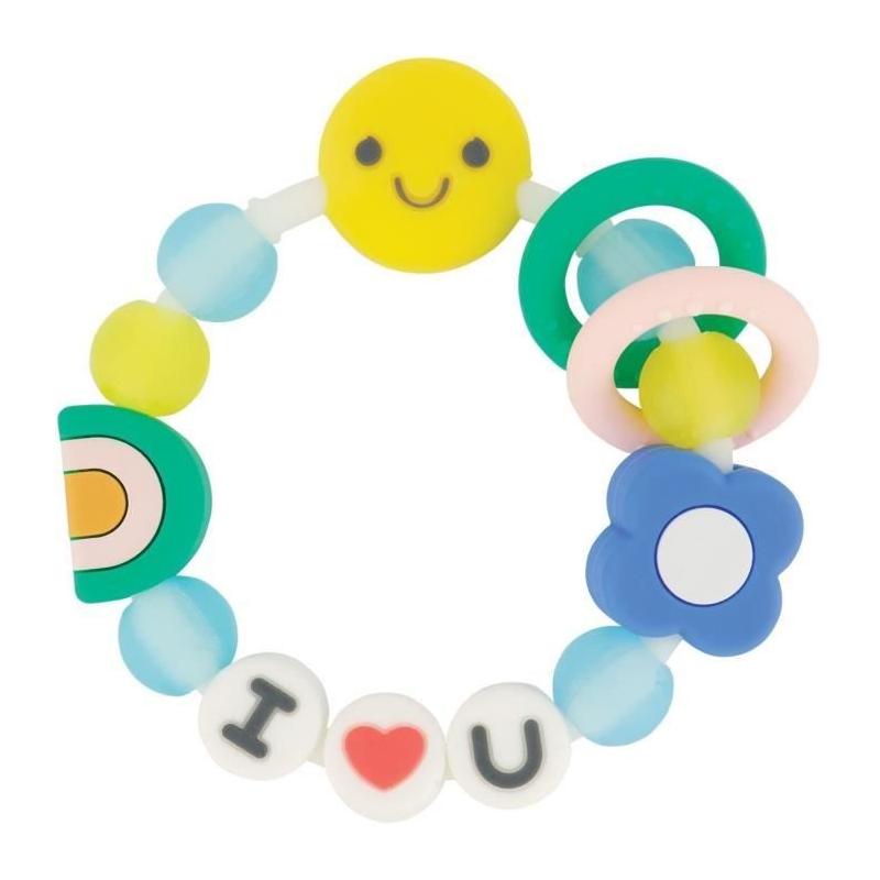 Bracelet de dentition de l'amitié - INFANTINO - Silicone - I love You Je t'Aime