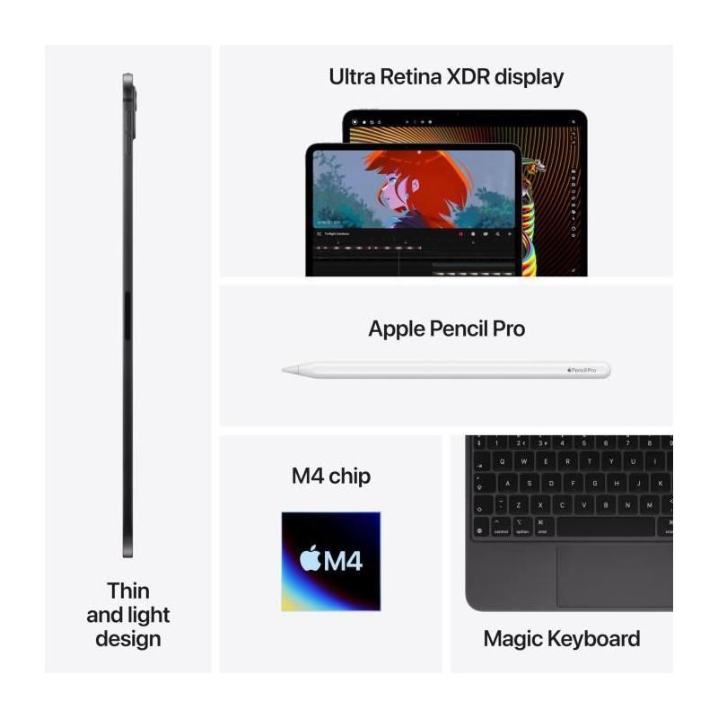 Apple iPad Pro (2024) 11 WiFi 2 To Argent Nano-texturé