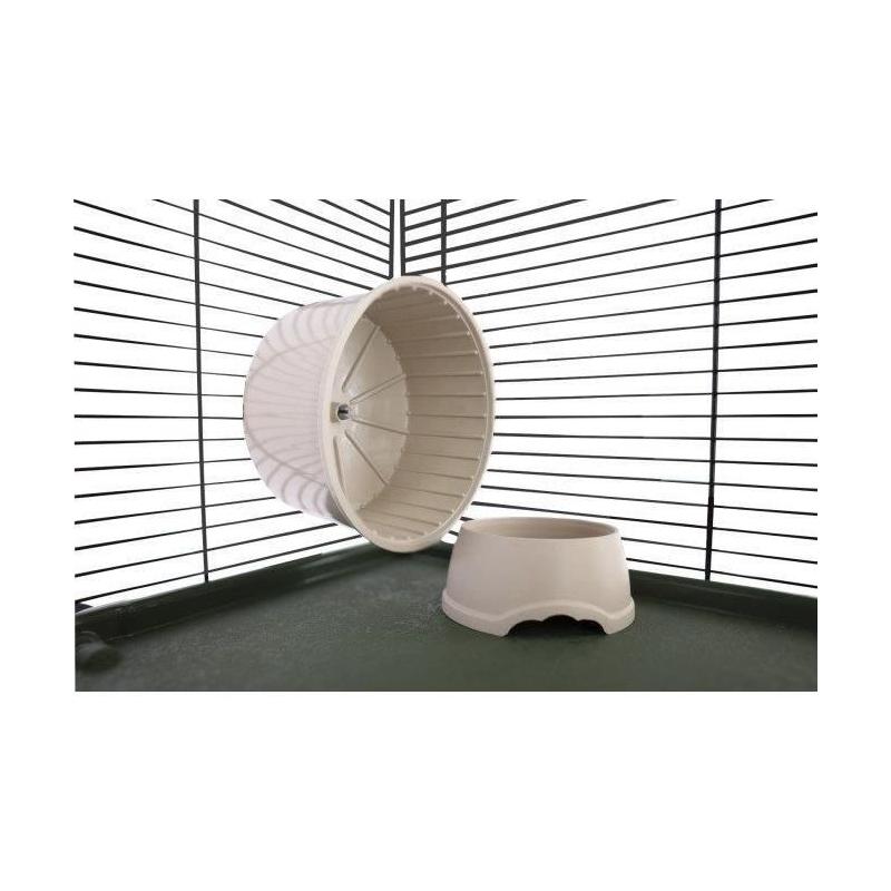 Cage 3 étages pour petits rongeurs 80*45*53 cm - FLAT NATURE - KERBL
