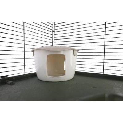 Cage 3 étages pour petits rongeurs 80*45*53 cm - FLAT NATURE - KERBL