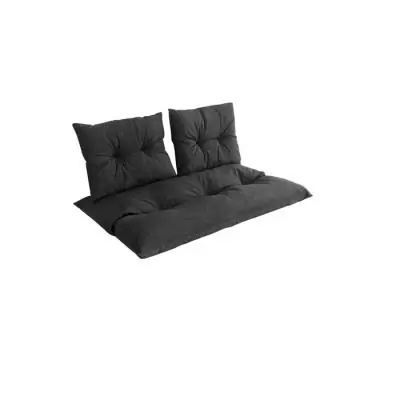 Ensemble palette classique - Matelas ardoise + 2 coussins - JARDIN PRIVE