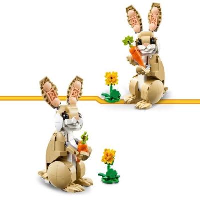 LEGO Creator 31162 3-en-1 L'adorable lapin - Pour les filles de 8 ans