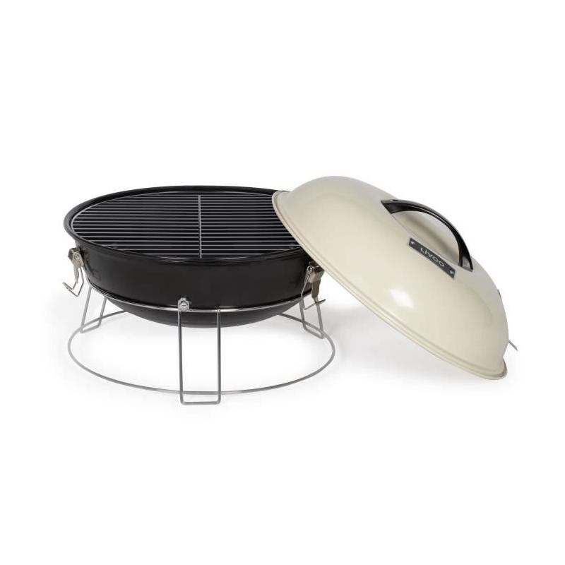 Barbecue à charbon portable LIVOO - Compact et pratique