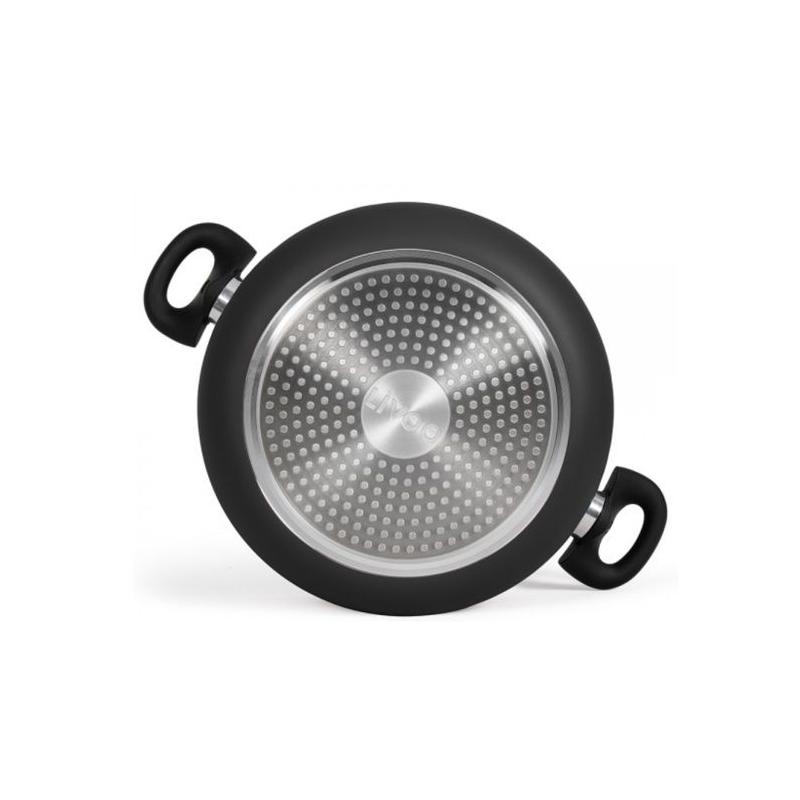 Faitout 28 cm Noir Livoo: idéal pour mijoter en toute simplicité